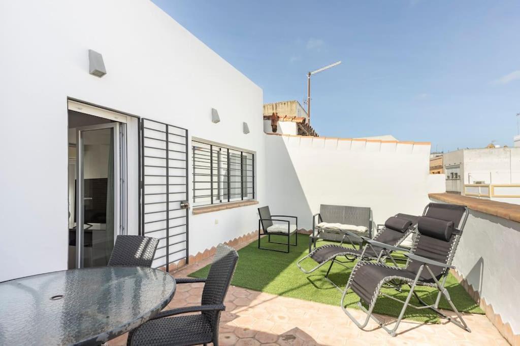 Duplex Con Terrazas En El Centro El Puerto De Santa Maria Apartment Luaran gambar